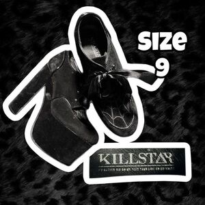 Killstar Black Gothic Platform Shoes